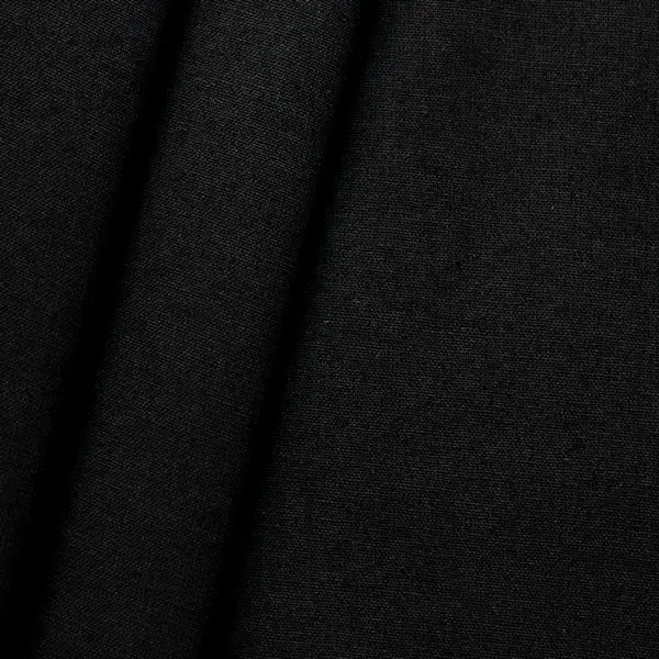 Top-Seller Baumwolle Nessel B1 schwer entflammbar Breite 320cm Schwarz