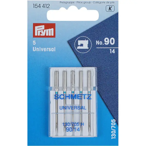 Prym 5 Nähmaschinennadeln mit Flachkolben No. 90 Begrenztes Angebot