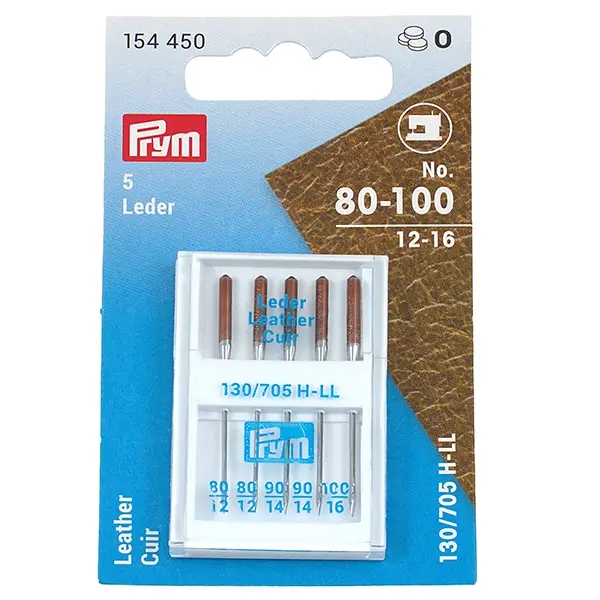 Prym Sortiment Spezial Nähmaschinennadeln mit Flachkolben Leder No. 80-100 Knallerangebot