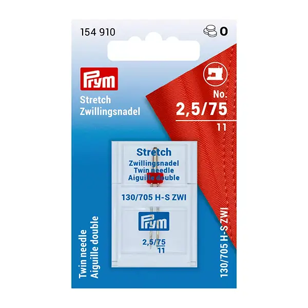 Jetzt Bestellen Prym Doppel-Nähmaschinennadel mit Flachkolben für Doppel- und Ziernähte 2,5/75