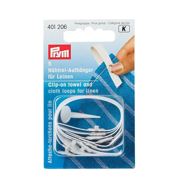 Jetzt Bestellen Prym 5 Stück Nähfrei-Aufhänger Handtuch-Clips für Leinen, weiß