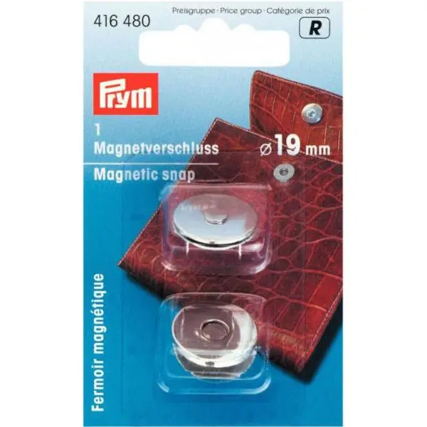Begrenztes Angebot Prym Magnet-Verschluß, 19mm, silberfarbig