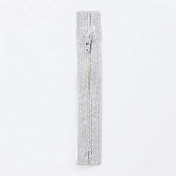 Billig Prym Reißverschluss S1 Typ unteilbar 12 cm Farbe 016 Silber-Grau