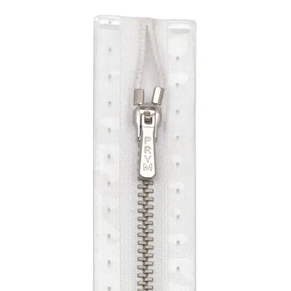 Angebot Prym Metall Reißverschluss M1 Typ 5 18 cm silber farbig - Farbe 009 Weiss