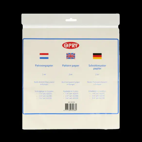 Ausverkauf Opry Schnittmusterpapier - 2m