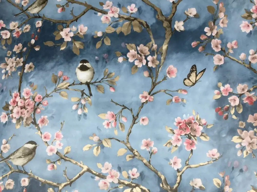 Jetzt Bestellen Wachstuch Bird in Blossom Tree