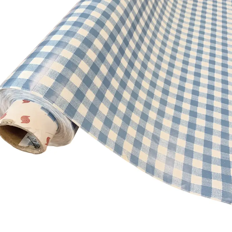 Top-Angebot Wachstuch Rautenmuster - Weiches Blau