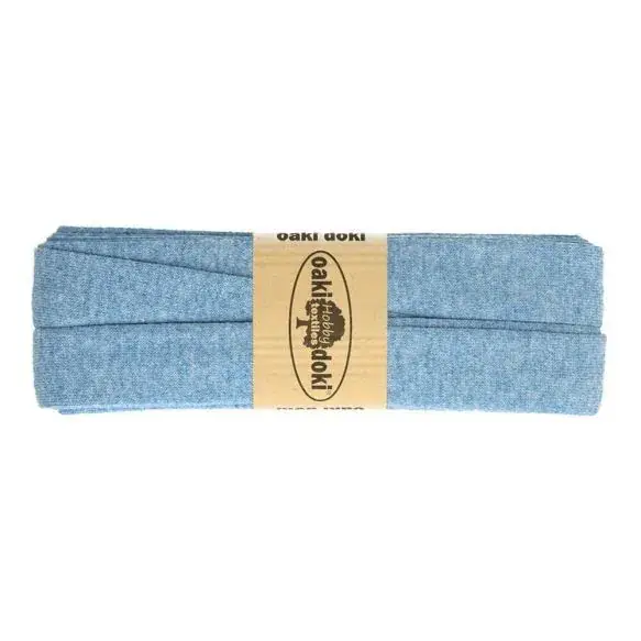 Heißes Angebot Jersey-Schrägbänder - Gemischt Blau