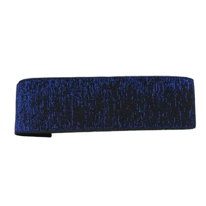 Gummi Sparkle Lines - 60 mm - Schwarz/Blau Neu Im Sortiment