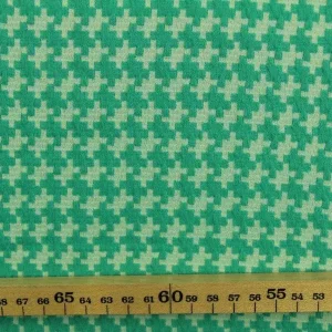 Jacquard Jersey - Turquoise/White Graphics Mega-Angebot
