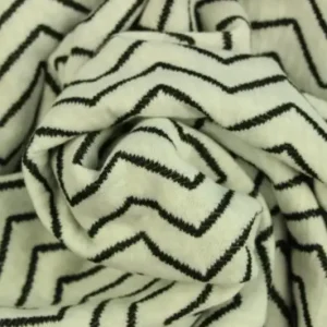 Jacquard Jersey - White/Black Wide Zigzag Nur Für Kurze Zeit