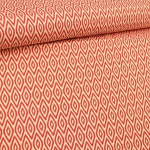 Top-Seller Jacquard Jersey - Raspberry Diamonds