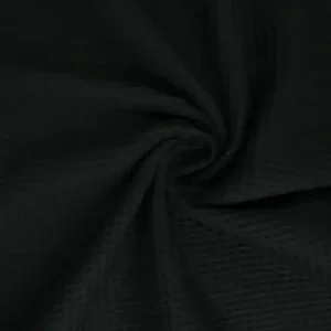 Sale Waffelpique Baumwolle - Schwarz 03