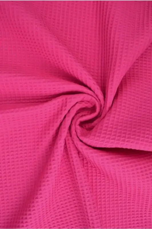 Waffelpique Baumwolle - Fuchsie 51 Wochenendangebot