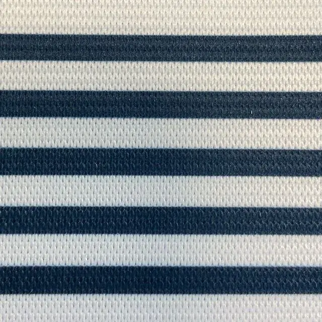 Top-Preis Gummi mit Streifen - Navy/White 60mm