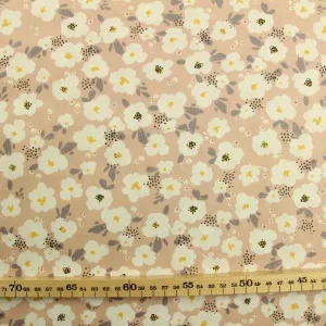 Baumwolle- Old Pink Aquarel Flowers Versand Am Gleichen Tag
