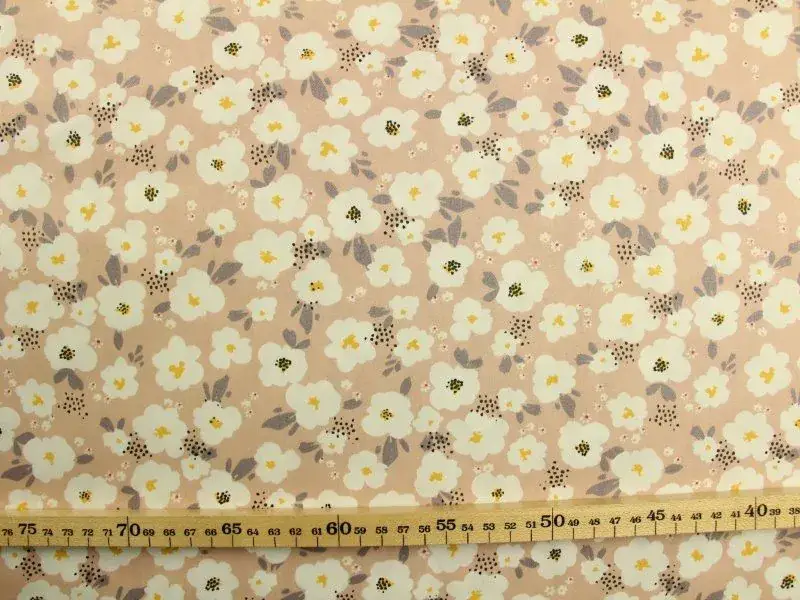 Baumwolle- Old Pink Aquarel Flowers Versand Am Gleichen Tag