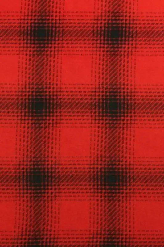 Markenprodukt Flanel Look - Red Blocks