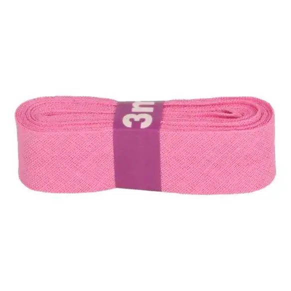 Bestseller Baumwolle Schrägbänder 3m- Fuchsie