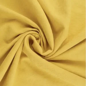 Cotton - Jacquard Roses - Soft Ocher Yellow - 47 Nur Für Kurze Zeit