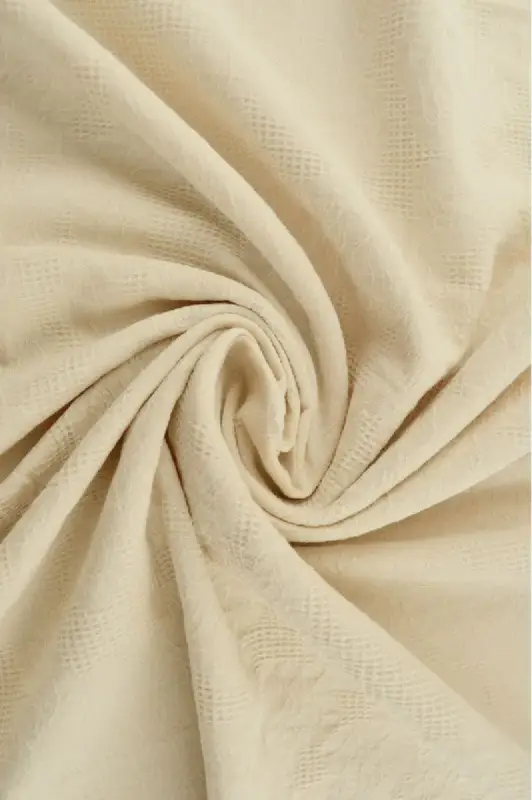 Cotton - Jacquard Roses - Champagne Geprüft