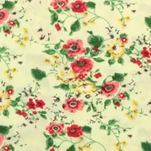 Abverkauf Baumwolle - Sea of Flowers - Vanilla
