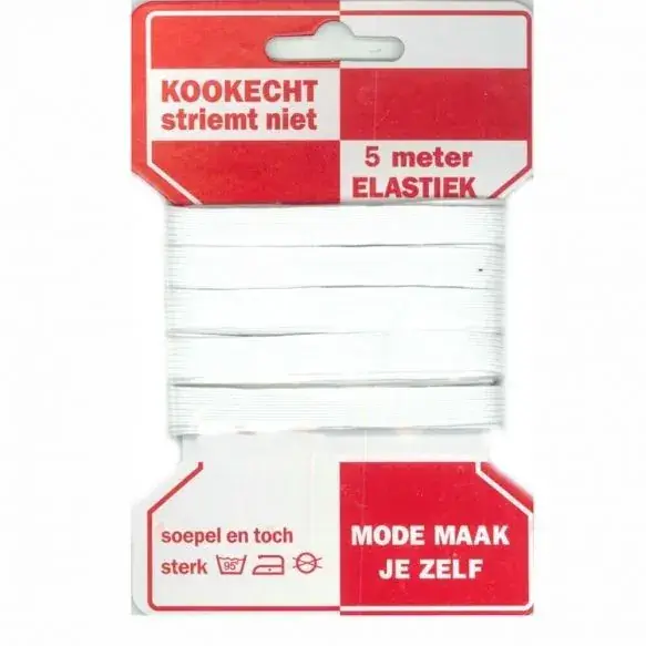 Karte Elastik 10mm - Weiß Angebot