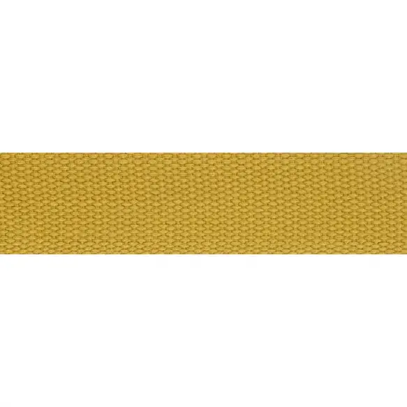 Gurtband Ocker 32mm - extra stark Echt