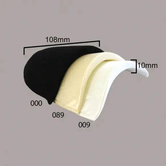 Schulterpolster Satin 10mm - Weiß 009 Finale Aktion