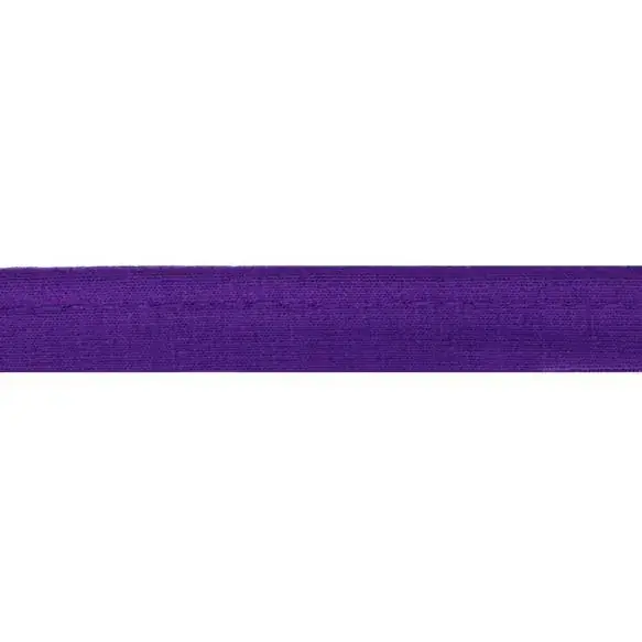 Oaki doki Jersey Paspelband - Dunkel Violett 0947 Preisreduziert