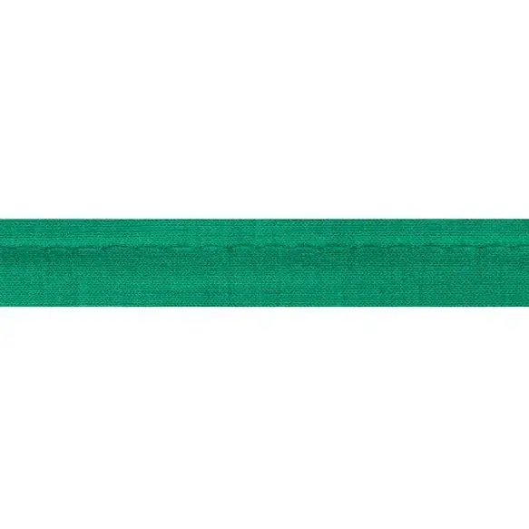 Geprüft Oaki doki Jersey Paspelband - Smaragd 0450