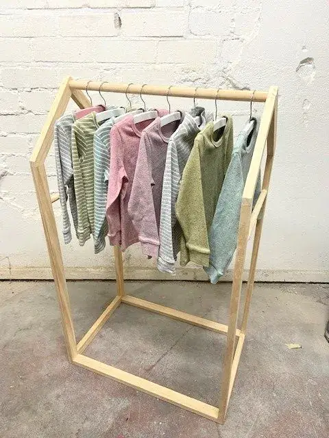 Wochenendangebot Soft Cotton Jersey - Blush Striped Melange