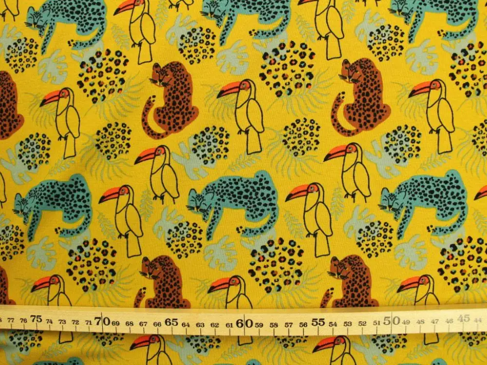 Katoenen Tricot - Stenzo: Panter in the Jungle Jetzt Kaufen