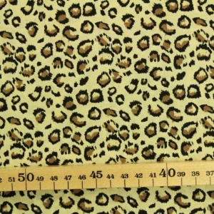 Baumwolle: Beige/Taupe Panter Aktuell