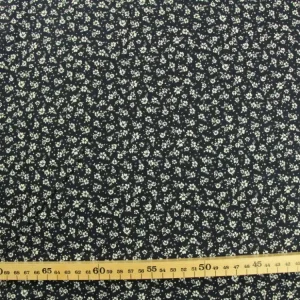 Baumwolle: Petite Fleur - Navy Schnäppchen