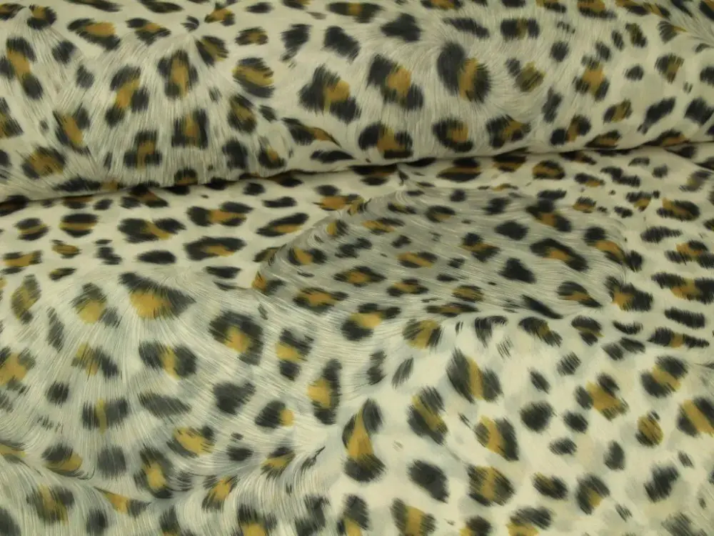 Preisreduziert Silky Chiffon - Dizzy Leopard