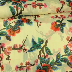 Silky Chiffon - Tubes Fleurs on Vanilla Preiswert
