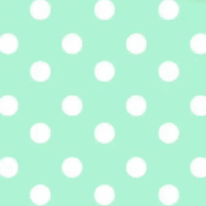 Sichere Zahlung Wachstuch - Turquoise Polka