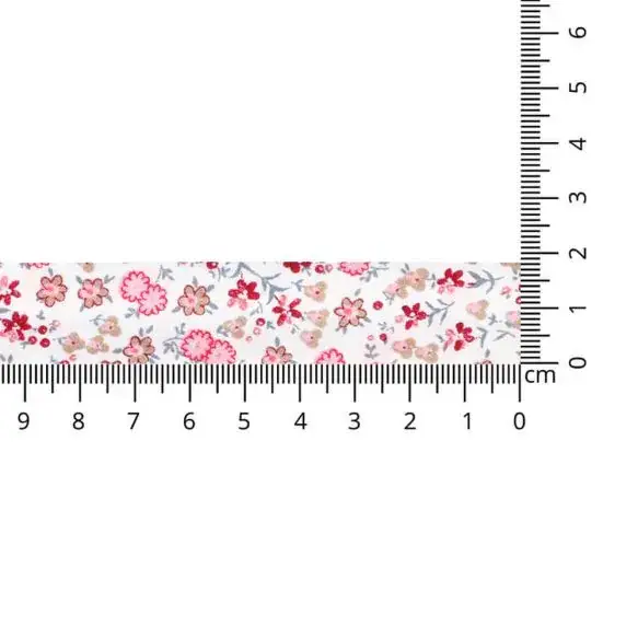 Biaisband -Blume 18mm -003 Schneller Versand