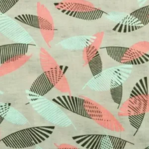 Garantierte Lieferung Cotton Viscose - Design Leaf