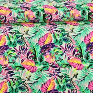 Lycra - Summer leaves spiral Saisonangebot