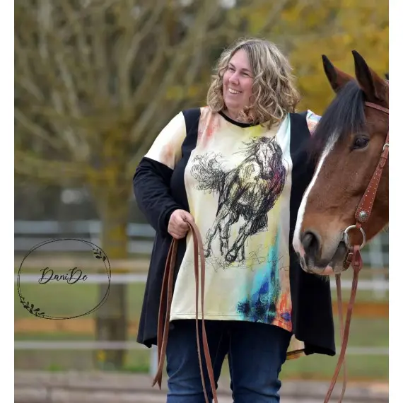 eBook SANDRAS ZIPFELSHIRT Shirt / TunikaGr. 32-58 MiToSa-Kreativ DIN A4 & Ebenen tauglichen DIN A0 Schnittmuster & Nähanleitung Nur Für Kurze Zeit