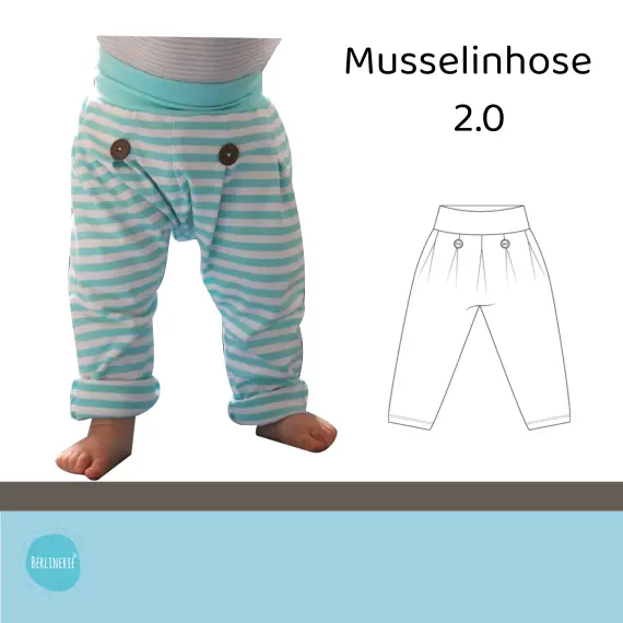 Wochenendangebot Ebook - Musselinhose 2.0 Gr. 50-122