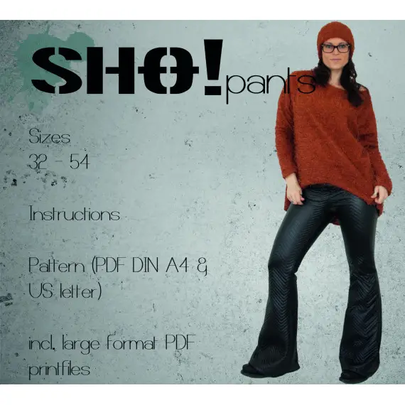 SHO!pants - a flared leg fitted pants Versand Am Gleichen Tag