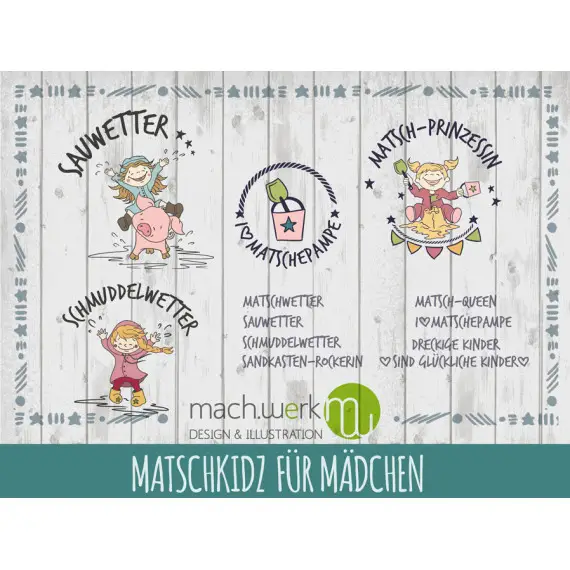 Top-Preis Plotterdatei Matschkidz Mädchenpack