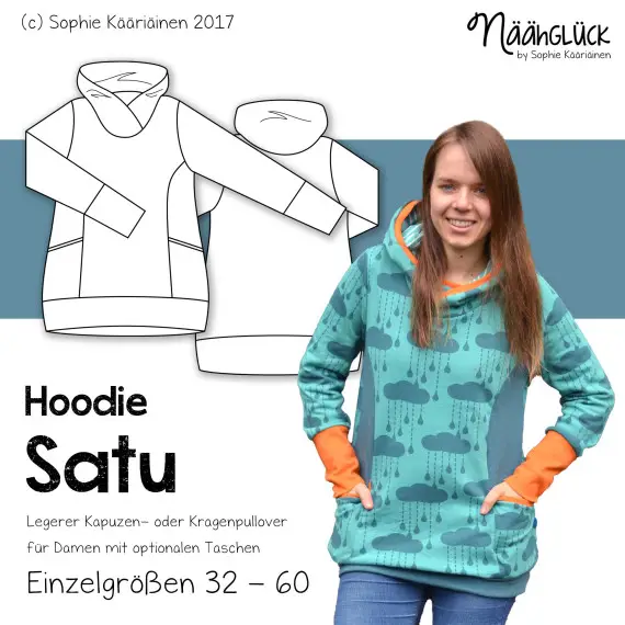 Satu - Hoodie Einzelgrößen 32 - 60 Angebot