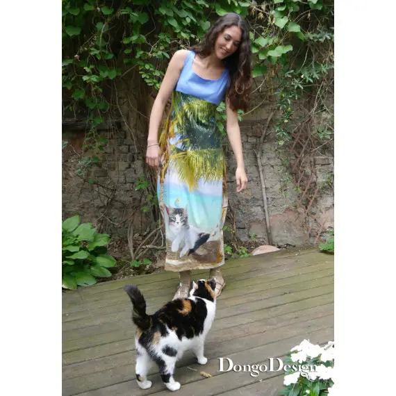 PDF Jersey Schnittmuster Stray-Cats Kleid supereasy mit E-Bock Nähanleitung Markenprodukt