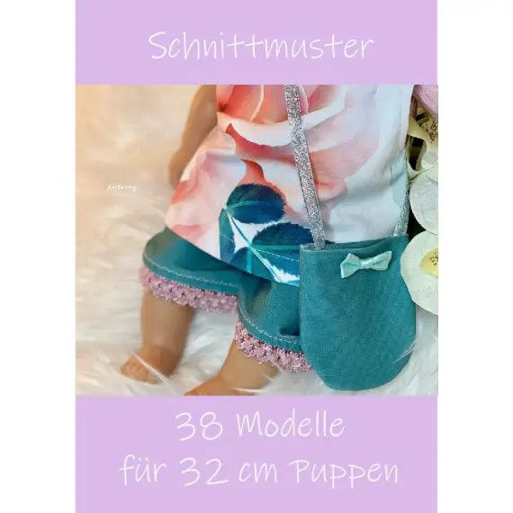 Schnittmuster und Anleitung Puppenkleidung für 32 cm Puppen eBook Finale Aktion