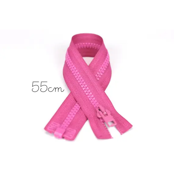 Mega-Angebot 1x55cm Reißverschluss - Teilbar - Hochwertig - Opti - Pink (0786)