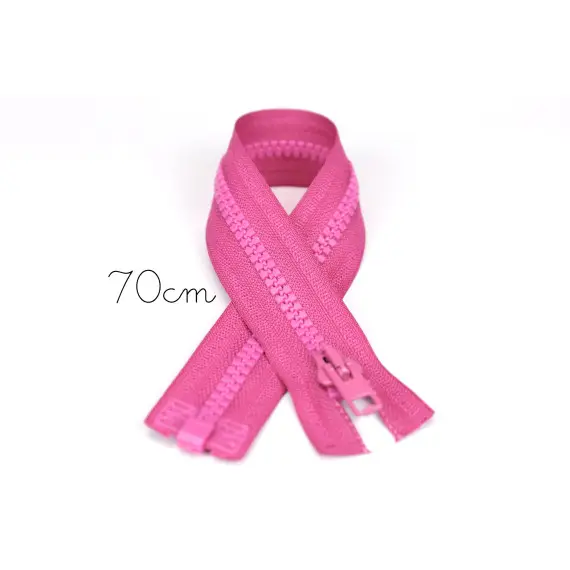 1x70cm Reißverschluss - Teilbar - Hochwertig - Opti - Pink (0786) Expressversand
